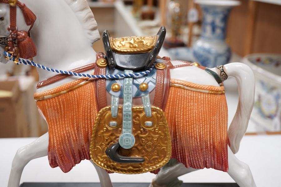 A Lladro ‘Horse of Hope’, signed plaque to base, 30cm wide